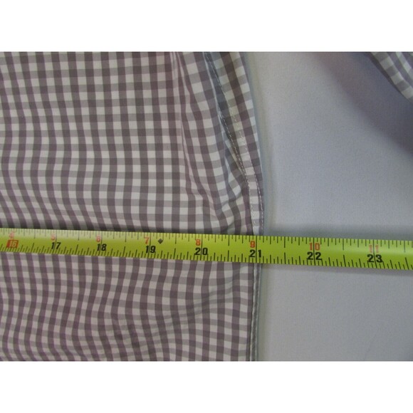 UNTUCKit Dunn Men's Shirt Gray Check Long-Sleeve Large Tall Reg - Picture 10 of 12